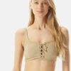 MICHAEL Michael Kors ICONIC SOLIDS - Bikini-Top - Khaki -Michael Kors Geschaft 044d57b6805b433ca7a47925a1a37c97 1