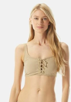 MICHAEL Michael Kors ICONIC SOLIDS - Bikini-Top - Khaki -Michael Kors Geschaft 044d57b6805b433ca7a47925a1a37c97 2