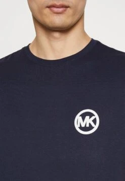 Michael Kors BLOCK LOGO TEE - T-Shirt Print - Midnight -Michael Kors Geschaft 04eb7e57d34e4e458de34fd37344101e
