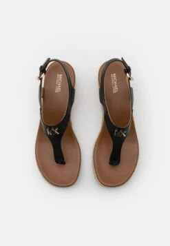 MICHAEL Michael Kors LANEY THONG - Espadrille - Black -Michael Kors Geschaft 091be74dddf14565abc3cfabe73f9cde