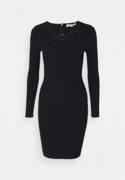 MICHAEL Michael Kors O RING KEY HOLE - Strickkleid - Black 12 MICHAEL Michael Kors O RING KEY HOLE - Strickkleid - Black -Michael Kors Geschaft 09aec8020896411581b347e2ca021bda