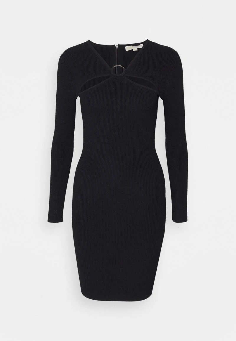 MICHAEL Michael Kors O RING KEY HOLE - Strickkleid - Black 7 MICHAEL Michael Kors O RING KEY HOLE - Strickkleid - Black – Bild 5