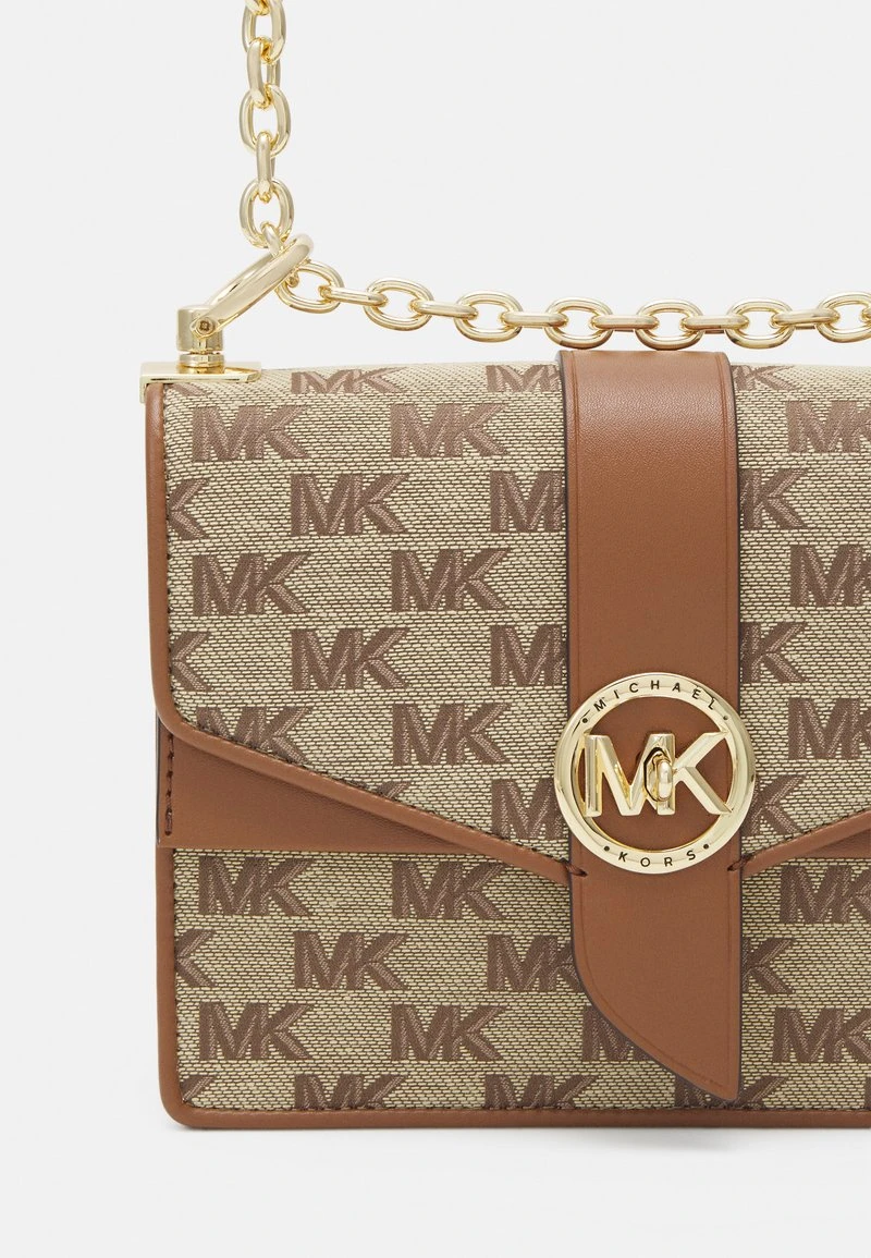 MICHAEL Michael Kors GREENWICH - Umhängetasche - Beige/ebony 6 MICHAEL Michael Kors GREENWICH - Umhängetasche - Beige/ebony – Bild 4