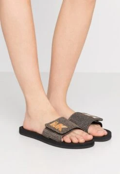 MICHAEL Michael Kors SLIDE - Pantolette Flach - Black