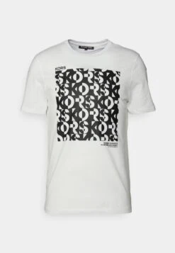 Michael Kors KINETIC BLOCK TEE - T-Shirt Print - White -Michael Kors Geschaft 0d65327fc3b94e479900947dc405be6b