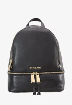 MICHAEL Michael Kors RHEA ZIP BACKPACK SMALL - Tagesrucksack - Black -Michael Kors Geschaft 0f280990b7a6494a9cfc494bc2fc54f9