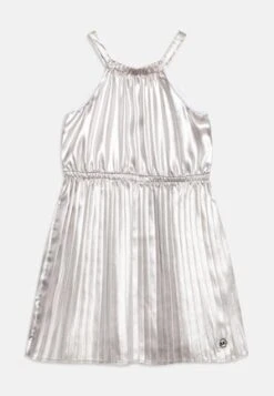 MICHAEL KORS KIDS LONG SLEEVED DRESS - Cocktailkleid/festliches Kleid - Grey/white -Michael Kors Geschaft 10acf261f6ae40a4b241d5bdf8b5bf36
