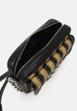 MICHAEL Michael Kors PARKER SWAG CAMERA XBODY - Umhängetasche - Nature/black -Michael Kors Geschaft 1294123d990049c8a2dcb17f971b3c9d