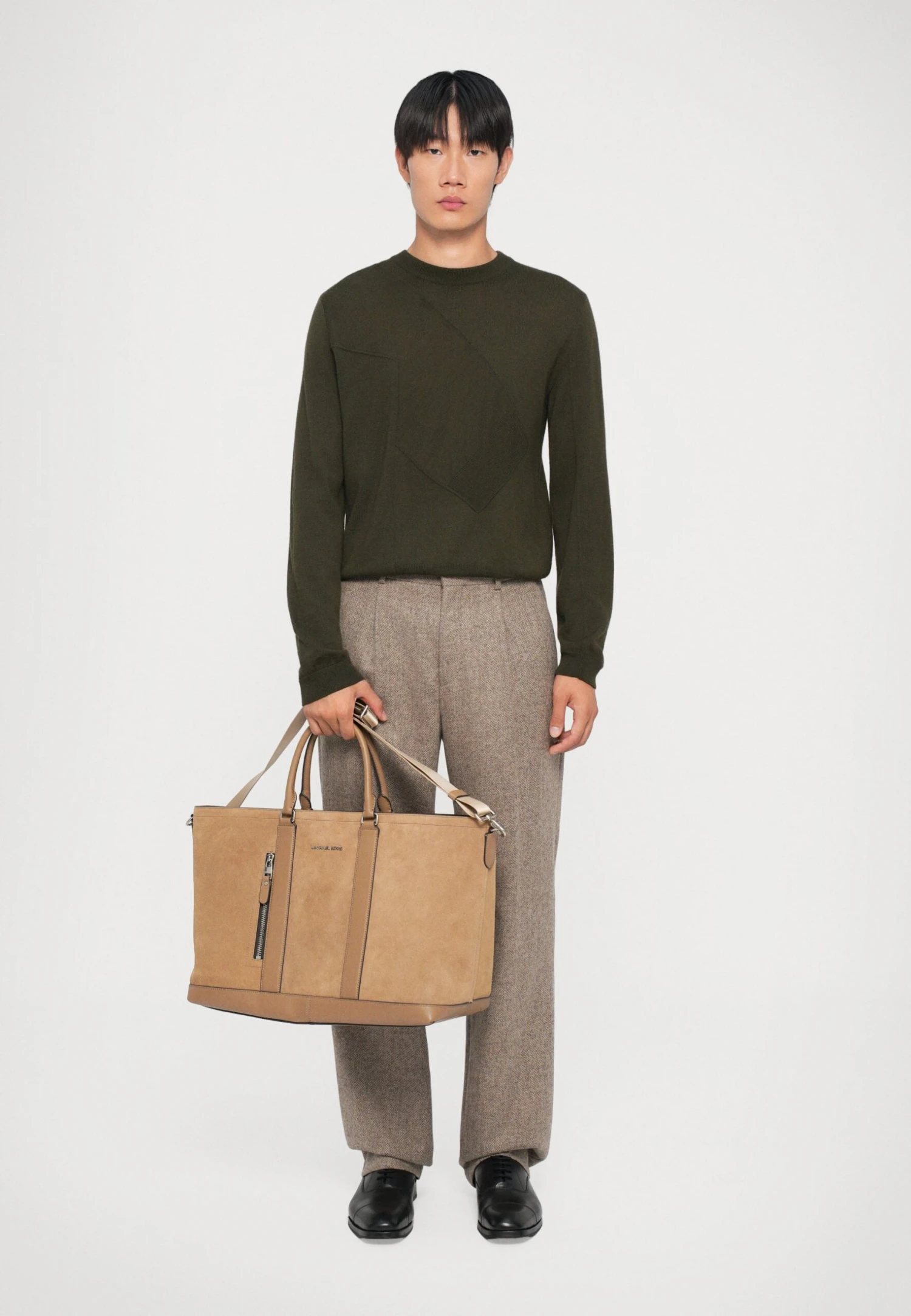 Michael Kors WIDE TRAVEL UNISEX - Weekend Bag - Husk 3 Michael Kors WIDE TRAVEL UNISEX - Weekend Bag - Husk