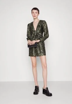 MICHAEL Michael Kors CHEETAH MINI - Cocktailkleid/festliches Kleid - Black/gold-coloured -Michael Kors Geschaft 13d54f40c43b426d807b0d3c35897a93