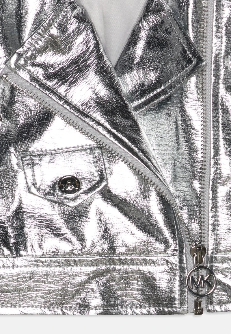 MICHAEL KORS KIDS Kunstlederjacke - Zilver 5 MICHAEL KORS KIDS Kunstlederjacke - Zilver – Bild 3