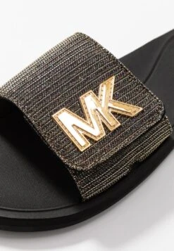 MICHAEL Michael Kors SLIDE - Pantolette Flach - Black -Michael Kors Geschaft 1729e817873644a39a457a95061a4220
