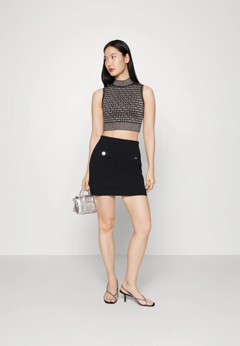 MICHAEL Michael Kors ECO MINI - Minirock - Black 4 MICHAEL Michael Kors ECO MINI - Minirock - Black – Bild 2