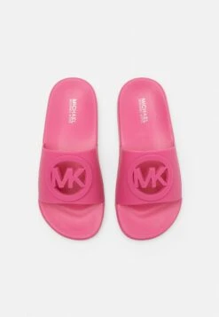 MICHAEL KORS KIDS JET CHARM CHOPOUT - Pantolette Flach - Cerise -Michael Kors Geschaft 18a5895b76c945e6935d1e9664aa7d15