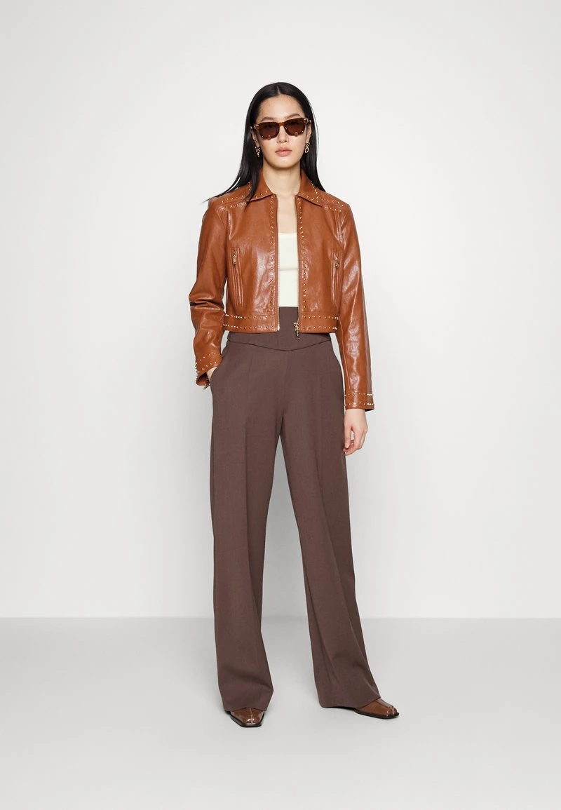 MICHAEL Michael Kors Kunstlederjacke - Luggage 4 MICHAEL Michael Kors Kunstlederjacke - Luggage – Bild 2