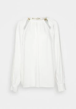 MICHAEL Michael Kors CHAIN CUT OUT TOP - Bluse - White -Michael Kors Geschaft 2000b6f312884e97be227c16a2a7413c