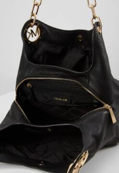 MICHAEL Michael Kors LILLIE CHAIN TOTESMALL - Handtasche - Black -Michael Kors Geschaft 2208bb74cebe4fb8af75b9385c90c64f