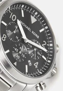 Michael Kors GAGE - Chronograph - Silver-coloured -Michael Kors Geschaft 2533e4f387d04d3ca2914a536a6287a3