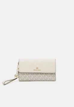MICHAEL Michael Kors JET SET CHARM FLAP WRISTLET - Geldbörse - Van/cream