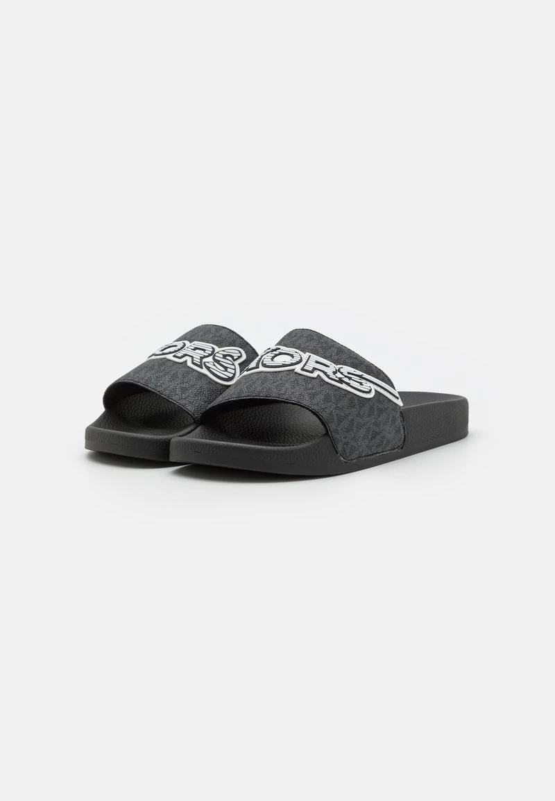 Michael Kors JAKE SLIDE - Pantolette Flach - Black 4 Michael Kors JAKE SLIDE - Pantolette Flach - Black – Bild 2