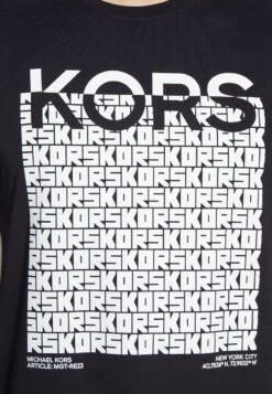 Michael Kors BLOCK CUBE TEE - T-Shirt Print - Black -Michael Kors Geschaft 2f496b66a2314c60bfafd25430b84cd0