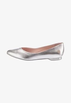 Michael Kors PARKER KLASSISCHE - Klassischer Ballerina - Silber -Michael Kors Geschaft 348e598ad6204f49b8e12fa1bb614ffb