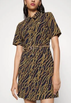 MICHAEL Michael Kors CHAIN BELTED - Freizeitkleid - Midnightblue -Michael Kors Geschaft 362d3d09e8e54640b84d5a6e627982bf