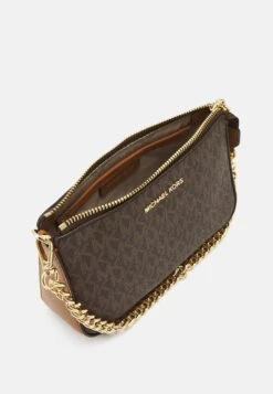 MICHAEL Michael Kors JET SET CHAIN POUCHETTE - Handbag - Brown -Michael Kors Geschaft 3b6db9d901f74cd187146bb7ebee4bc9