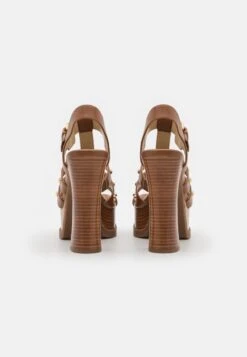 MICHAEL Michael Kors JAGGER PLATFORM - High Heel Sandalette - Luggage -Michael Kors Geschaft 3e2f7cf6077e4f8babcbb2a93629c577