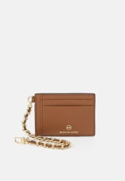 MICHAEL Michael Kors JET SET CHARM CARD HOLDER - Geldbörse - Brown