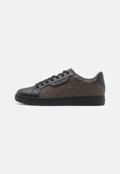 Michael Kors KEATING LACE UP - Trainers - Brown/black