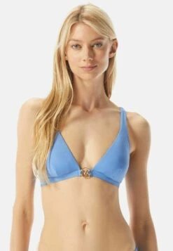 MICHAEL Michael Kors ICONIC SOLIDS - Bikini-Top - Blue -Michael Kors Geschaft 43f529cf58674ae7b7be3694dafdd455 3