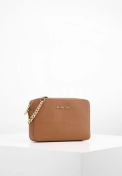 MICHAEL Michael Kors JET SET TRAVEL CROSSBODY - Umhängetasche - Brown