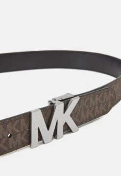 Michael Kors BUCKLE BELT UNISEX - Gürtel - Brown/black -Michael Kors Geschaft 49ffc82c086843c5a48f2f5735c4b72c