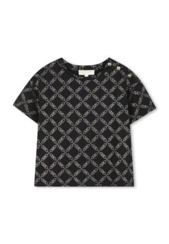 MICHAEL KORS KIDS SHORT SLEEVES - T-Shirt Print - Black/yellow