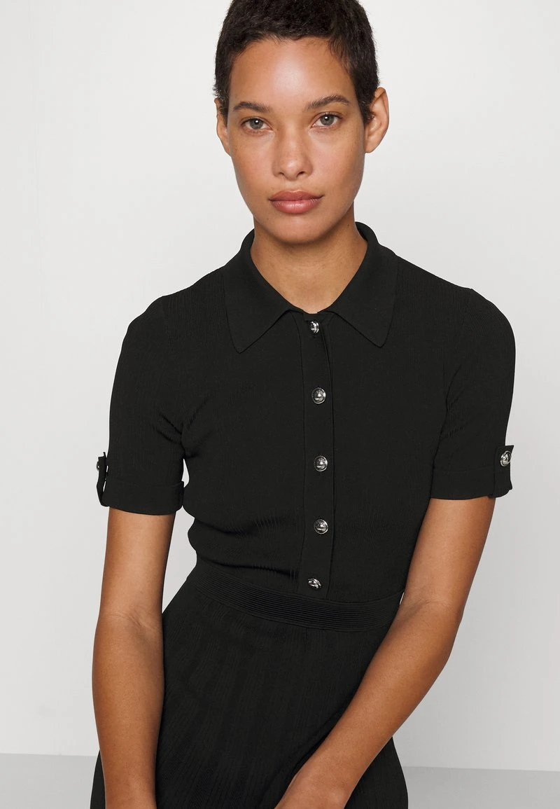 MICHAEL Michael Kors POLO FLARE SKRT DRS - Blusenkleid - Black 7 MICHAEL Michael Kors POLO FLARE SKRT DRS - Blusenkleid - Black – Bild 5