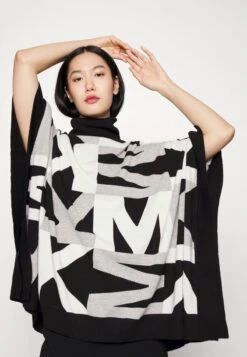 MICHAEL Michael Kors ILLUSION CHECK - Cape - Black 11 MICHAEL Michael Kors ILLUSION CHECK - Cape - Black -Michael Kors Geschaft 51e9c1b5bd3e492dbee433aa04bbfe8a