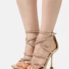 MICHAEL Michael Kors IMANI STRAPPY - High Heel Sandalette - Gold-coloured