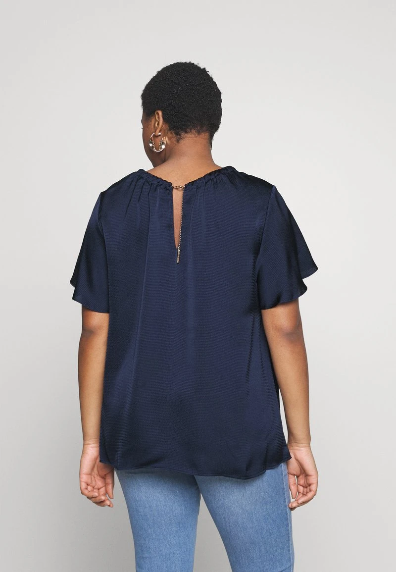 MICHAEL Michael Kors CHAIN TOP - Bluse - Midnightblue 5 MICHAEL Michael Kors CHAIN TOP - Bluse - Midnightblue – Bild 3