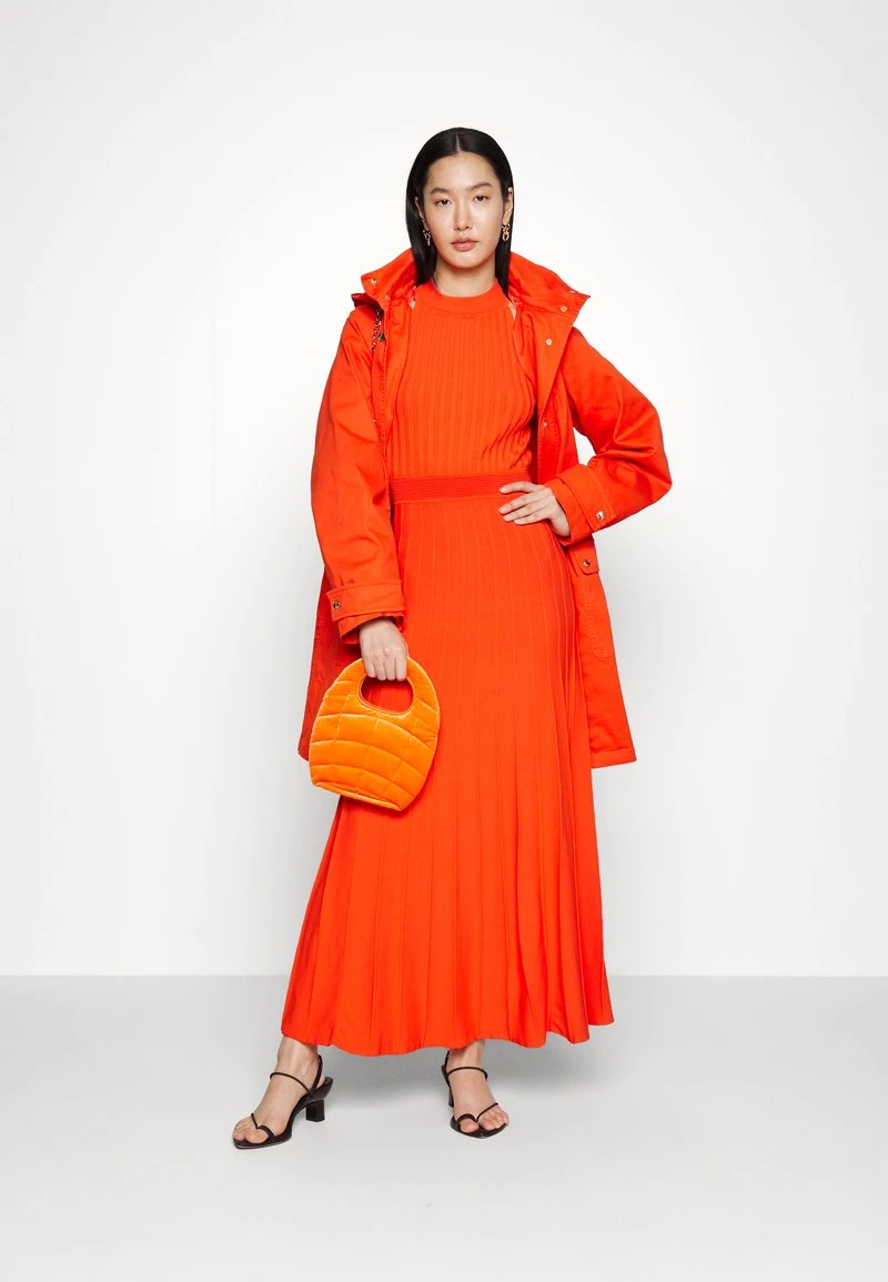 MICHAEL Michael Kors CHAIN DRAWSTRING ANORAK - Parka - Optic Orange 4 MICHAEL Michael Kors CHAIN DRAWSTRING ANORAK - Parka - Optic Orange – Bild 2