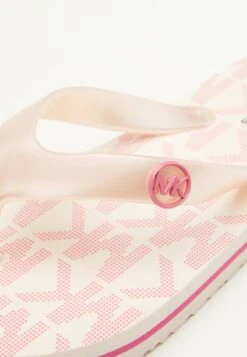MICHAEL KORS KIDS ENDINE STRIPE - Pantolette Flach - Soft Pink -Michael Kors Geschaft 56c2be3d75c04de28be665494164eba8