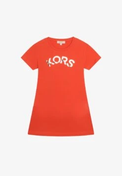 MICHAEL KORS KIDS SHORT SLEEVED - Jerseykleid - Chile Red