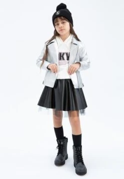 MICHAEL KORS KIDS Kunstlederjacke - Zilver 12 MICHAEL KORS KIDS Kunstlederjacke - Zilver -Michael Kors Geschaft 57f903607d6d4dda8a5f680ab7a59e81