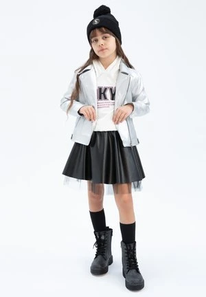 MICHAEL KORS KIDS Kunstlederjacke - Zilver 7 MICHAEL KORS KIDS Kunstlederjacke - Zilver – Bild 5