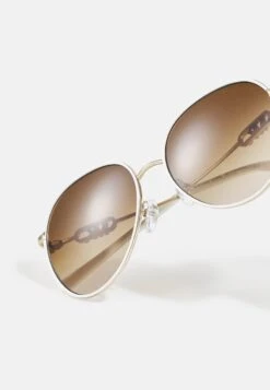 Michael Kors EMPIRE AVIATOR - Sonnenbrille - Light Gold/white -Michael Kors Geschaft 5a568802f5d14ee99f773c732ab2791b