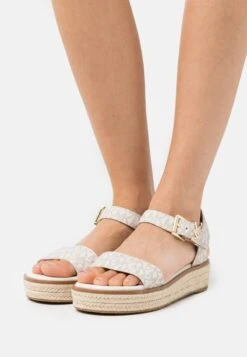 MICHAEL Michael Kors RICHIE - Plateausandalette - Vanilla