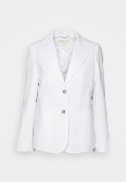 MICHAEL Michael Kors PATCH FITTED BLAZER - Blazer - White -Michael Kors Geschaft 5d8e69e45e614606bb9993566a5fcf8e