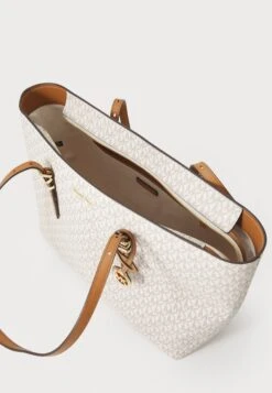 MICHAEL Michael Kors QUINN TOTE - Tote Bag - Vanilla/acrn -Michael Kors Geschaft 6111d999ab284ea2a59b2b3a10aa1ada