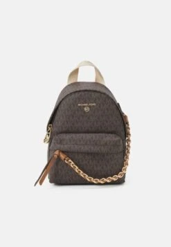 MICHAEL Michael Kors LEONIE BACKPACK - Tagesrucksack - Brown/black -Michael Kors Geschaft 6315f84d086b4f859ca1c1887d352305