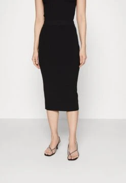 MICHAEL Michael Kors ECO MIDI PENCIL SKIRT - Bleistiftrock - Black